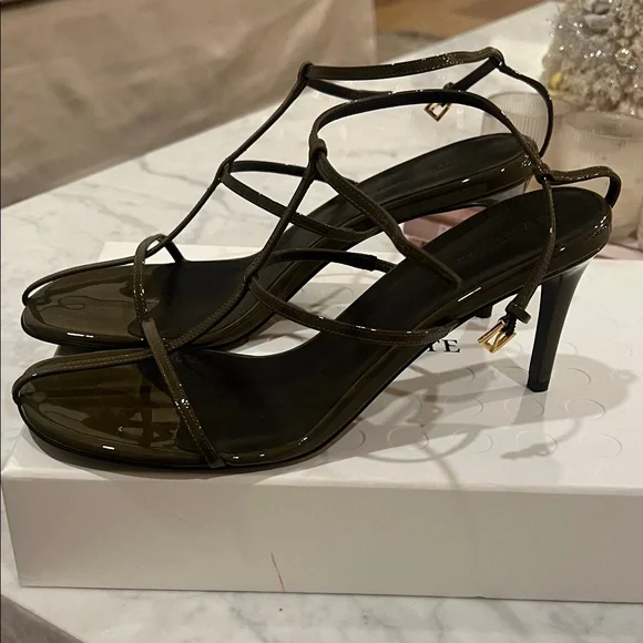 KHAITE Olive Strappy Heels - Picture 2 of 5